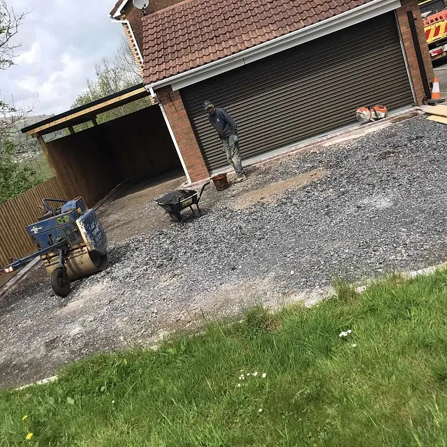 driveway before