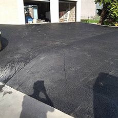 Paved Area with Garage