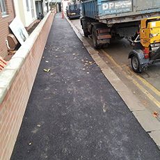 Before Road Striping
