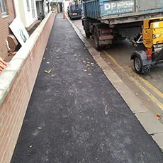 Before Road Striping